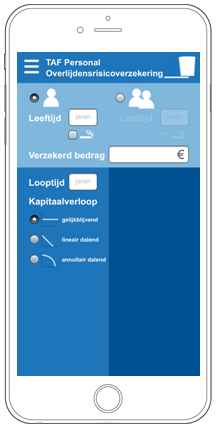 Bereken premie levensverzekering met de app van TAF Bereken premie levensverzekering met de app van TAF